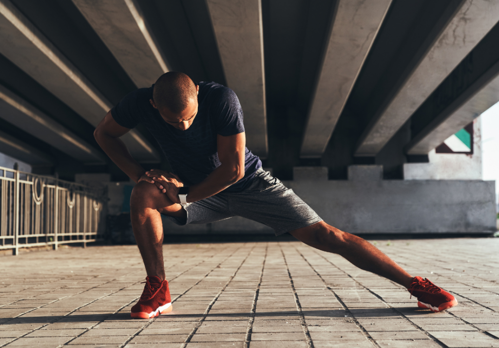 Side lunge adductor stretch